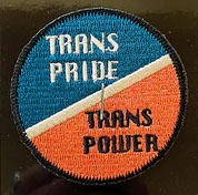 Trans Pride Trans Power (Small) embroidered patch (ep1449)
