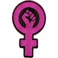 Fight For Feminism embroidered patch (ep35)