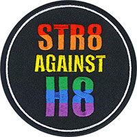 STR8 Against H8 embroidered patch (ep436)