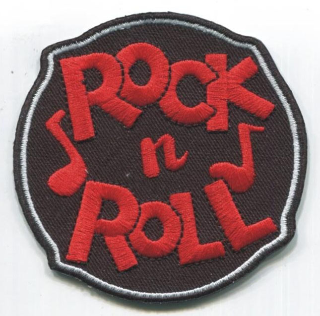 Rock N Roll Embroidered Patch