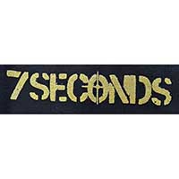 7 Seconds- Logo cloth patch (Sale Price!)
