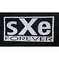 Straight Edge- SxE Forever cloth patch (Sale Price!)