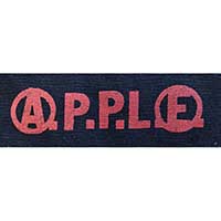 A.P.P.L.E.- Logo cloth patch (Sale Price!)
