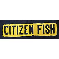 Citizen Fish- Logo cloth patch (Sale Price!)