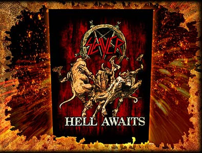 Slayer- Hell Awaits Sewn Edge Back Patch (bp100)