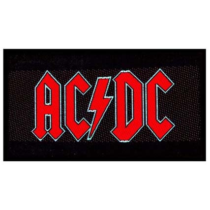 AC/DC- Logo Woven patch (ep769)
