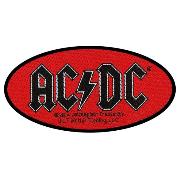 AC/DC- Oval Logo Woven patch (ep825)