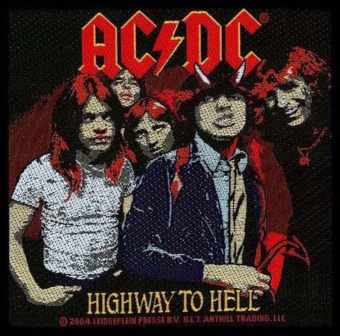 AC/DC- Highway To Hell Woven patch (ep495)