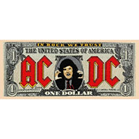 AC/DC- Dollar Woven patch (ep678)