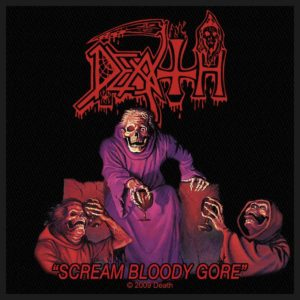 Death- Scream Bloody Gore Woven Patch (ep884)