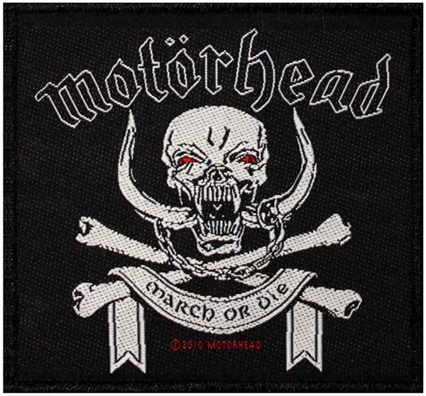 Motorhead- March Or Die Woven Patch (ep536)