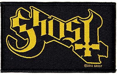 Ghost- Logo Woven patch (ep628)