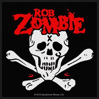 Rob Zombie- Skull Woven Patch (ep875)