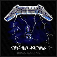 Metallica- Ride The Lightning Woven Patch (ep1254)