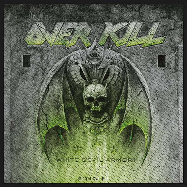 Overkill- White Devil Armory Woven Patch (ep780)