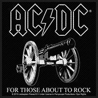 AC/DC- For Those About To Rock embroidered patch (ep50)