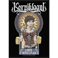 Korpiklaani- A Man With A Plan Woven Patch (ep92)