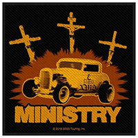 Ministry- Jesus Built My Hotrod Woven Patch (ep81) (Import)