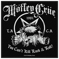 Motley Crue- You Can't Kill Rock & Roll Woven Patch (ep145) (Import)