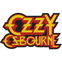 Ozzy Osbourne- Die Cut Logo Woven Patch (ep683)