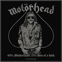 Motorhead- 49% Motherfucker, 51% Son Of A Bitch Woven Patch (ep679) (Import)