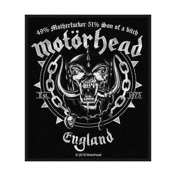 Motorhead- Ball & Chain Woven Patch (ep727) (Import)