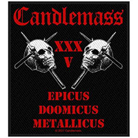 Candlemass- 35th Anniversary woven patch (ep608) (Import)