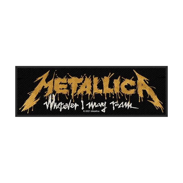 Metallica Woven Patch  Patches, Woven, Metallica