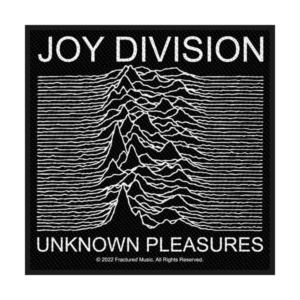 Joy Division- Unknown Pleasures Woven Patch (ep829)