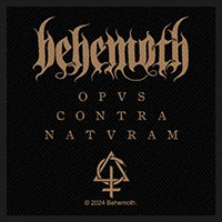 Behemoth- Opvs Contra Natvram woven patch (ep1430)