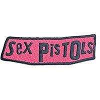 Sex Pistols- Logo (Pink & Black) embroidered patch (ep1306)