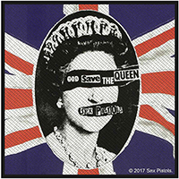 Sex Pistols- God Save The Queen With Flag woven patch (ep1190)