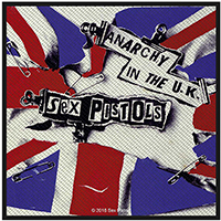 Sex Pistols- Anarchy In The UK (Flag) woven patch (ep1192)