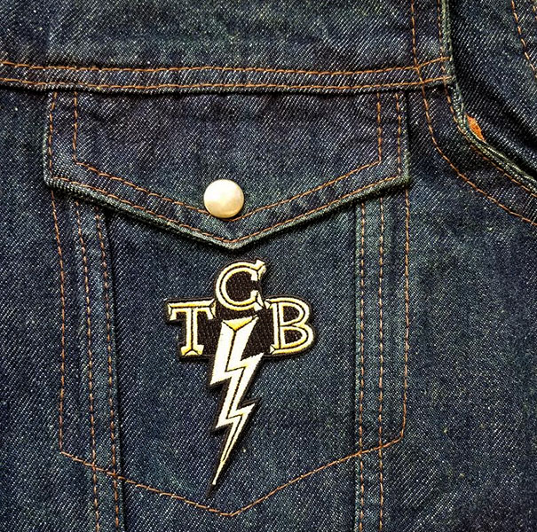TCB embroidered patch