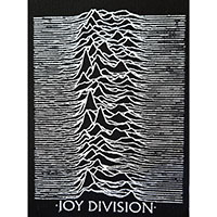 Joy Division- Unknown Pleasures cloth patch (cp008)