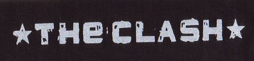 Clash- Stars & Logo cloth patch (cp059)
