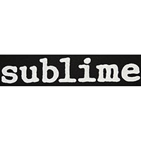 Sublime- Type Logo cloth patch (cp183)
