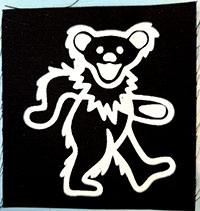 Dead Bear cloth patch (cp167)