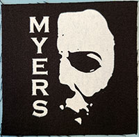 Halloween- Myers Face cloth patch (cp162)