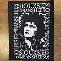 Siouxsie And The Banshees- Pic And Logos cloth patch (cp041)