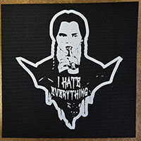 Wednesday Addams- I Hate Everything cloth patch (cp040)
