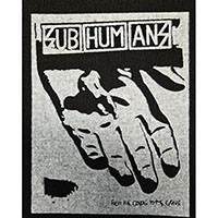 Subhumans- From The Cradle To The Grave cloth patch (cp222)