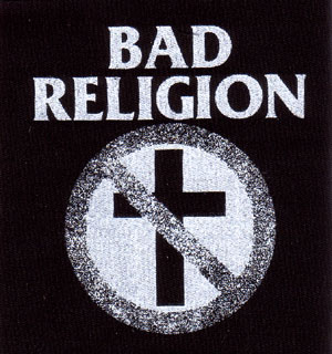 Bad Religion- Cross cloth patch (cp048)
