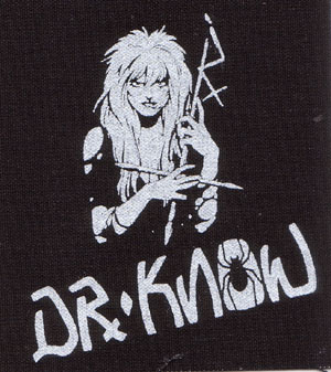 Dr. Know- Jungle Girl cloth patch (cp089)