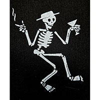 Social Distortion- Skeleton cloth patch (cp226)