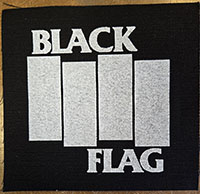 Black Flag- Logo cloth patch (cp030)