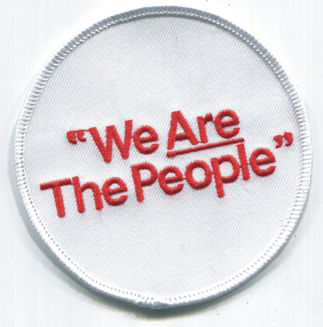 We Are The People Embroidered Patch (Taxi Driver)
