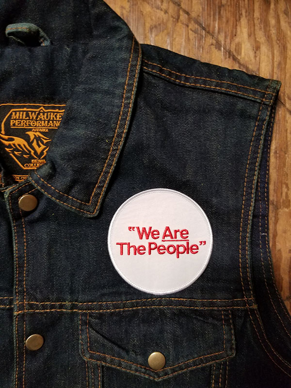 We Are The People Embroidered Patch (Taxi Driver)