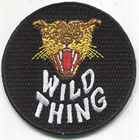 Wild Thing embroidered patch