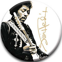 Jimi Hendrix- Guitar & Signature pin (pinX21)